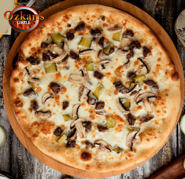 Ozkan's Grill Mushroom Pizza in Berwick 